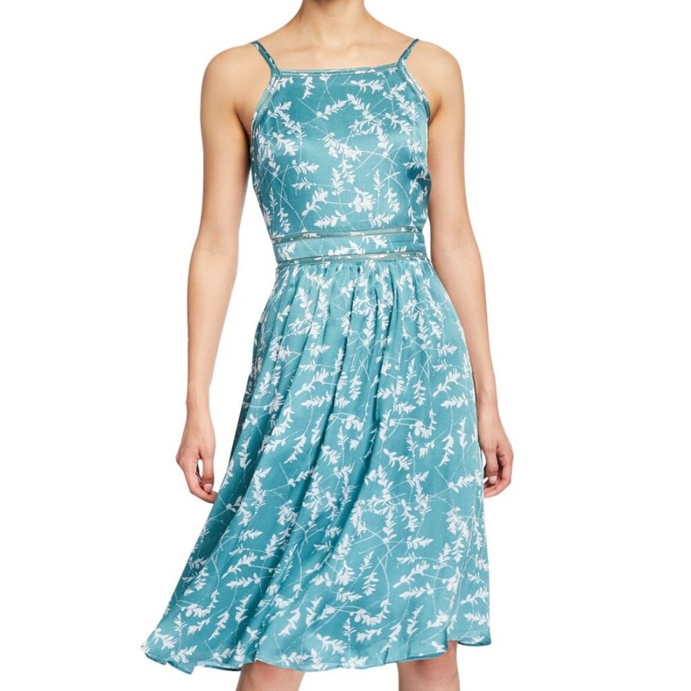 Club Monaco Josefienahh silk dress in Jade